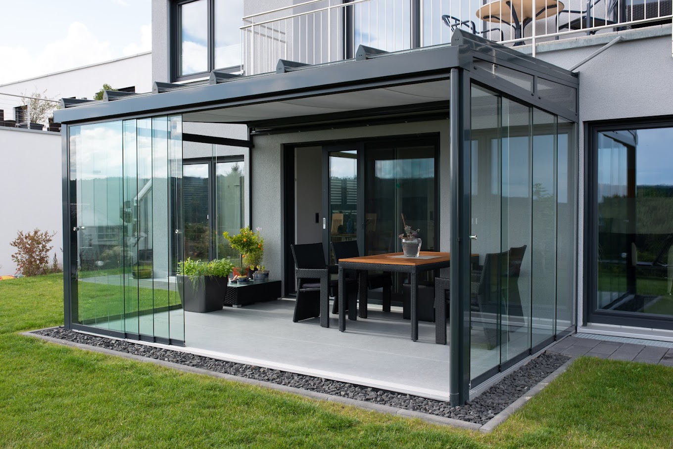 Eleganter Wintergarten